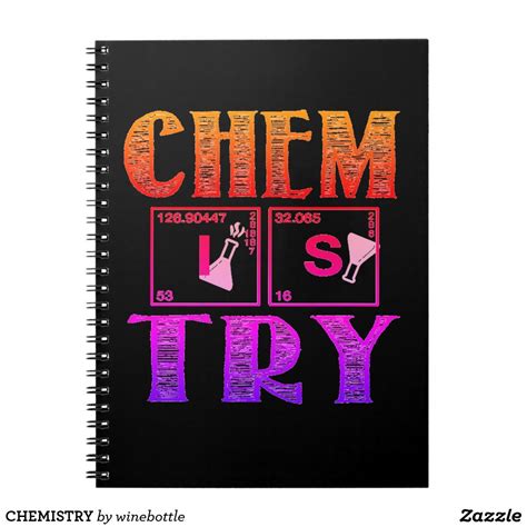 Chemistry Notebooks & Journals | Zazzle in 2024 | Book cover page, Project cover page, Chemistry ...