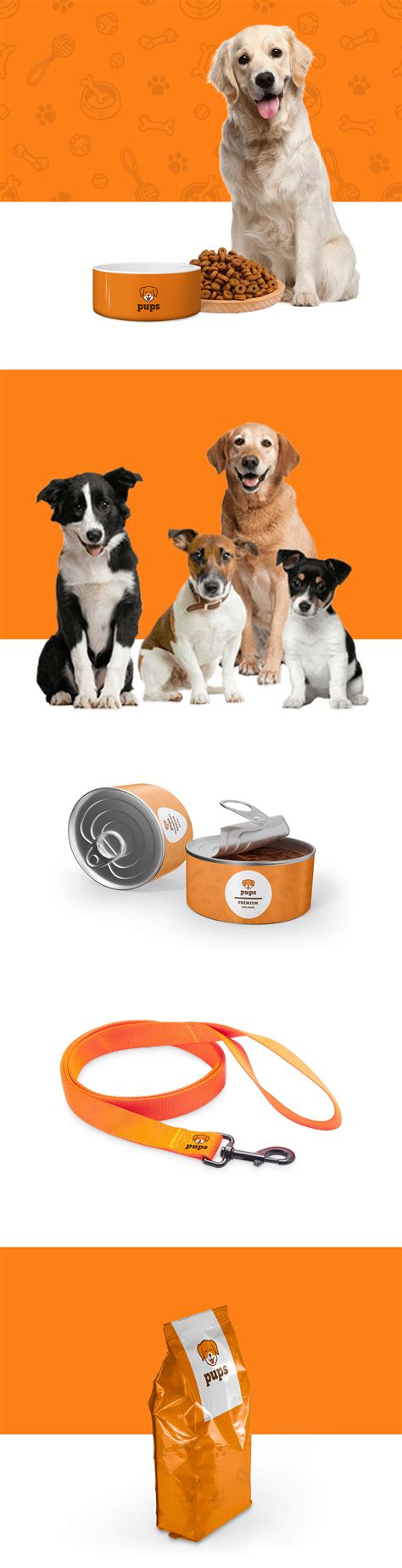 Pups - Logo and Brand Identity Design on Behance