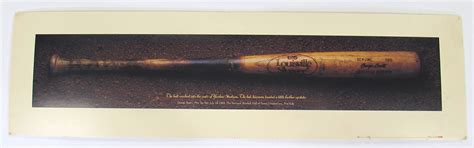 Lot Detail - George Brett Pine Tar Bat Foam Picture