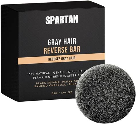 SPARTAN Gray Hair Reverse Bar, Man Gray Hair Reverse Bar, Mane Gray Reverse Bar, Spartan Bar ...