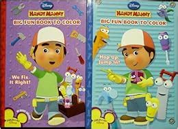 Handy Manny Big Fun Coloring Book (Handy Manny Big Fun Book to Color): Disney: 9781403782540 ...