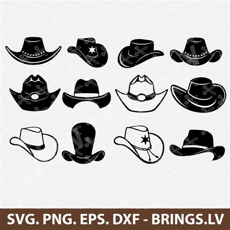 Cowboy hat svg | Cowboy hat Clipart | Cowboy hat vector