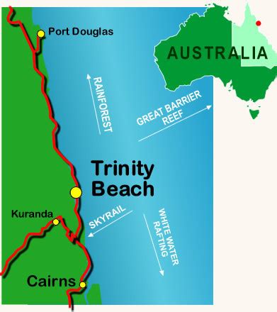 Trinity Beach Australia Map - Trinity Beach Australia • mappery