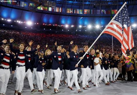 Team USA during the Opening Ceremony of Olympics Rio 2016. | Olympics ...