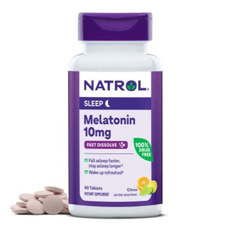 Natrol® Melatonin Sleep Tablets 10mg, 60 ct - King Soopers