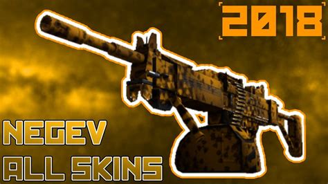 CS:GO | Negev - All Skins Showcase + Prices 2018 - YouTube