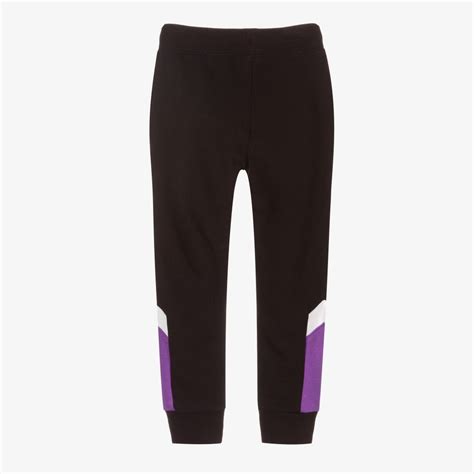 Nike - Boys Black & Purple Joggers | Childrensalon