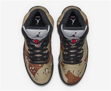 Supreme Air Jordan 5 Camo - Sneaker Bar Detroit