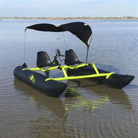 Two-seater pedal boat - FUN X2 - CECLO - aluminum / electrically assisted