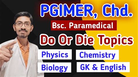 Do or Die | Bsc.Paramedical at PGI Chandigarh | PGI Chandigarh courses ...