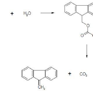 The hydrolysis reaction of FMOC-Cl | Download Scientific Diagram