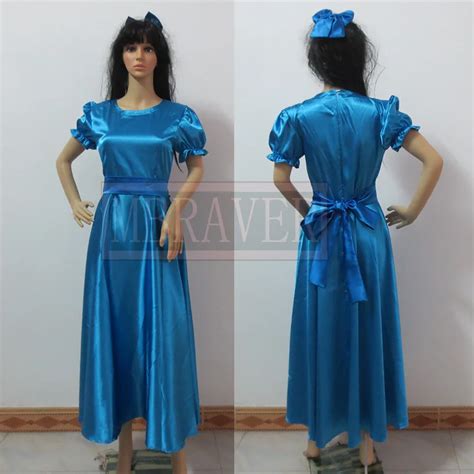 Peter Pan Wendy Cosplay Blue Dress Halloween Costumes Custom Made on Aliexpress.com | Alibaba Group