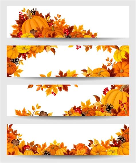 ᐈ Autumn banner stock backgrounds, Royalty Free fall banner vectors | download on Depositphotos®