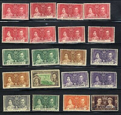 1937 British 12th May Coronation King George VI ♔ 20-Stamp Set MNH OG | eBay