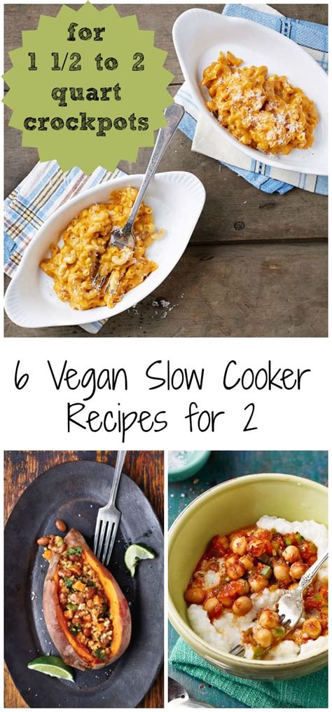 6 Vegan Slow Cooker Recipes for 2-Quart Crockpots