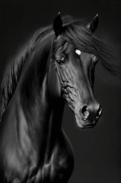 Premium Photo | A horse with a white eye is a symbol of the horse's eye.