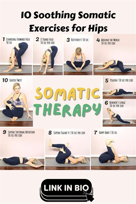 10 Soothing Somatic Exercises for Hips | Somatic Therapy Exercises | Easy yoga workouts, Hip ...