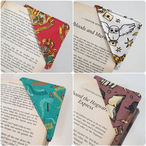 Handmade Harry Potter Corner Bookmarks By Sew This Sew That/ | Etsy