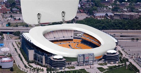 Pittsburgh Steelers Unveil New Retractable Roof For Heinz Field