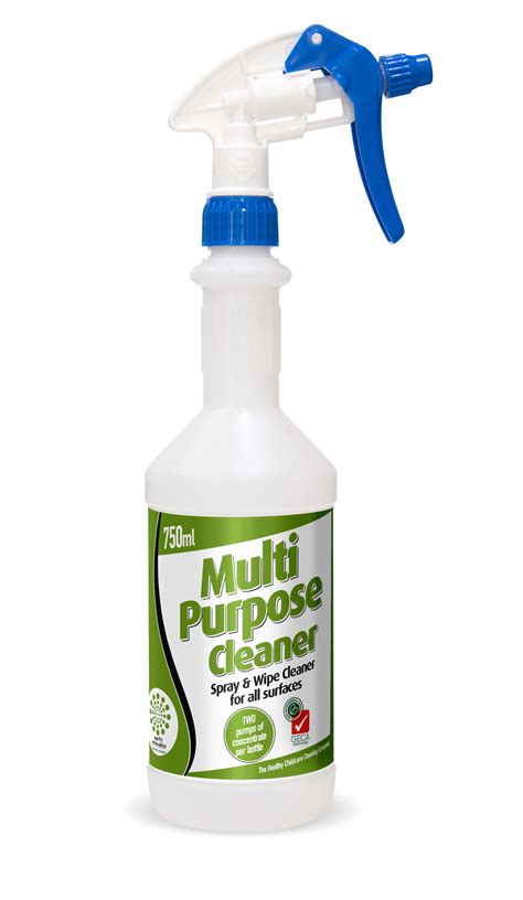 Multi Purpose Cleaner 750ml Spray Bottle and Trigger Set – Earth Renewable