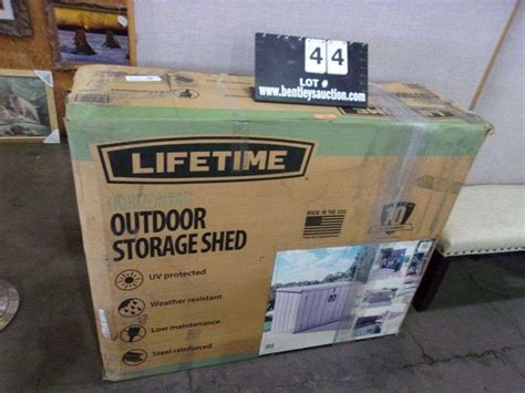 LIFETIME HORIZONTAL OUTDOOR STORAGE SHED- MODEL #: 60341 - Bentley ...