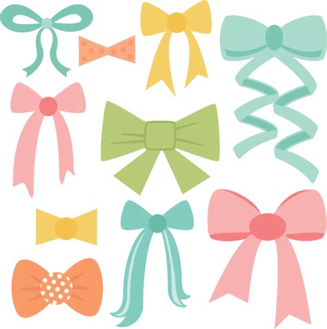 Bow Set SVG cut files bow svg files ribbon svg cuts free svgs free svg files free svg cuts