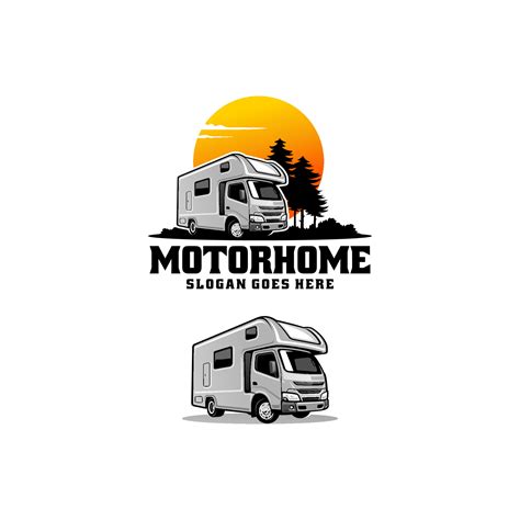 RV camper van illustration vector 6655331 Vector Art at Vecteezy