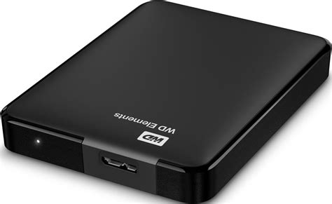Western Digital WDBU6Y0020BBK Elements 2TB 2.5" USB 5Gbps Type-A Black External Hard Drive ...