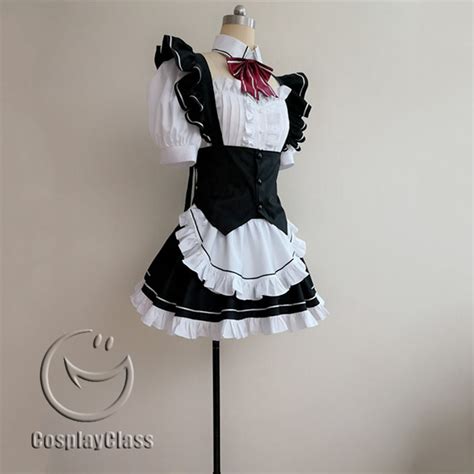 Anime Shop Waiter Anime Maid Coffee Waiter Cosplay Costume - Turn ...