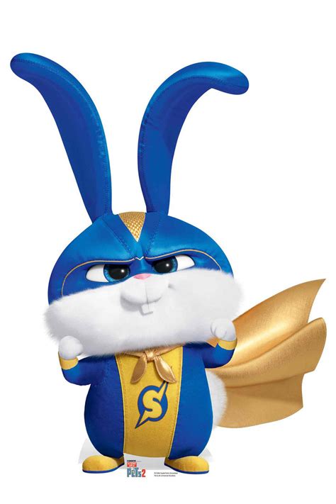 Snowball Superhero Rabbit The Secret Life Of Pets 2 Cardboard Cutout ...