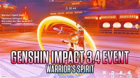 Genshin Impact 3.4 Event - Warrior's Spirit