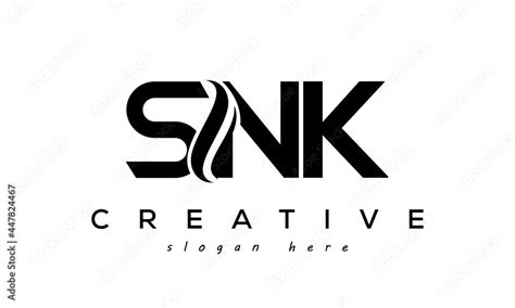 Letter SNK creative logo design vector Stock Vector | Adobe Stock