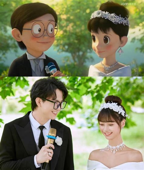 Stand By Me Doraemon Wedding Cosplay | Doraemon, Cute cartoon drawings, Cute couple cartoon