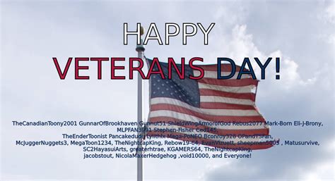 Veterans Day 2023! by Reesecandy2003 on DeviantArt