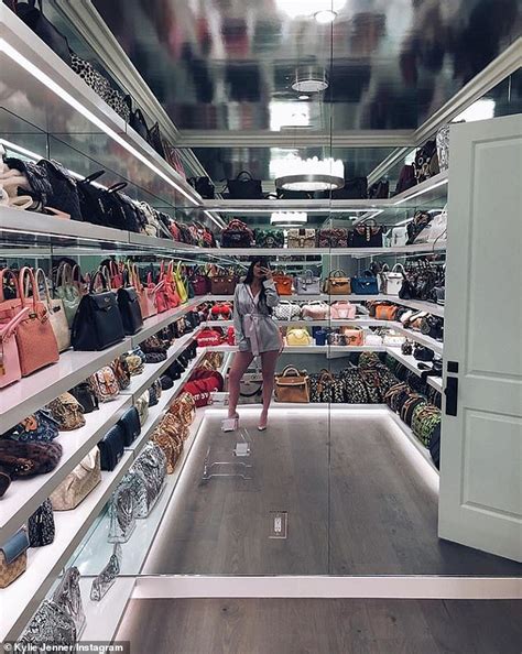 Kylie Jenner's huge $1million purse closet contains 'at least 400' designer handbags | Daily ...