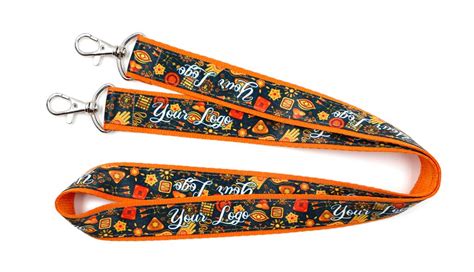 Double lanyard with 2 hooks - Lanyards Group