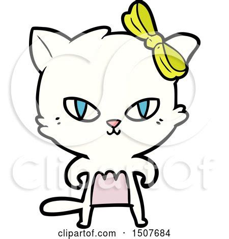 Cute Cartoon Cat by lineartestpilot #1507684
