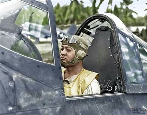 Pappy Boyington in his F4U Corsair Fighter Pilot, Fighter Planes, Fighter Jets, Wwii Aircraft ...