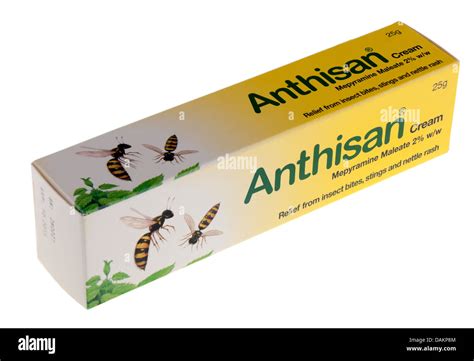 25g boxed tube of Anthisan antihistamine cream for relief from insect bites stings and nettle ...