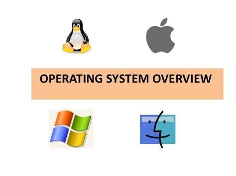 Overview of various types of operating system