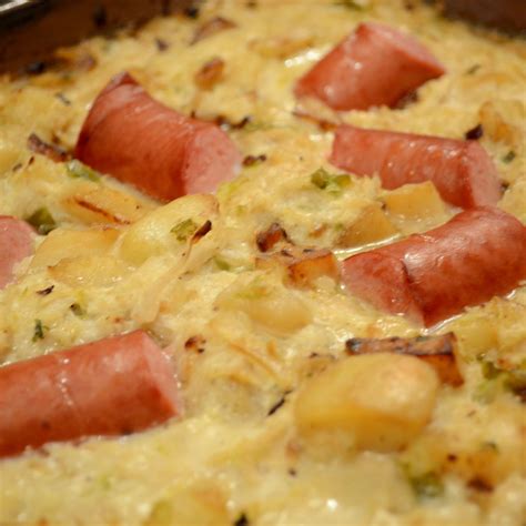 Potato and Sausage Casserole #Recipe - Frosted Fingers | Recipe ...