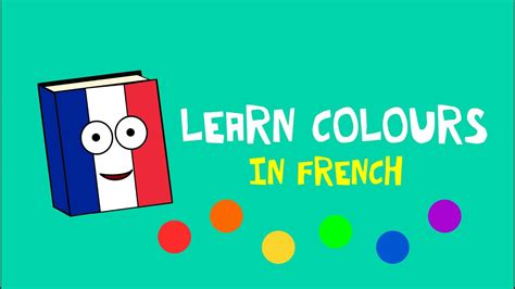 🎨🇫🇷 French colours children's song | Learn French for kids - YouTube