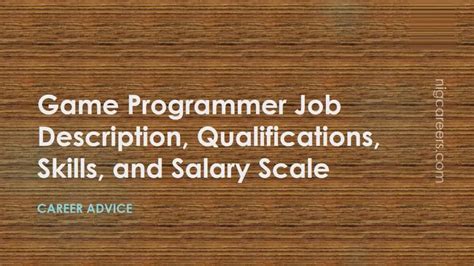 Game Programmer Job Description, Skills, and Salary