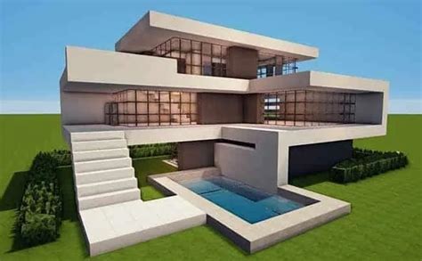 10 Cool Minecraft Houses to Build in Survival - EnderChest | Modern minecraft houses, Minecraft ...