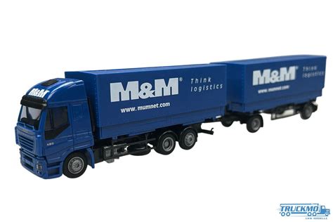 AWM M & M Iveco Stralis Swap Body Truck-Trailer 76248 | TRUCKMO Truck Models – Your Truck Models ...