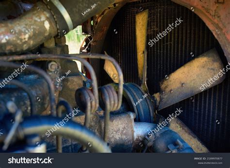 Radiator Fan Cooling System Old Tractor Stock Photo 2189970877 ...