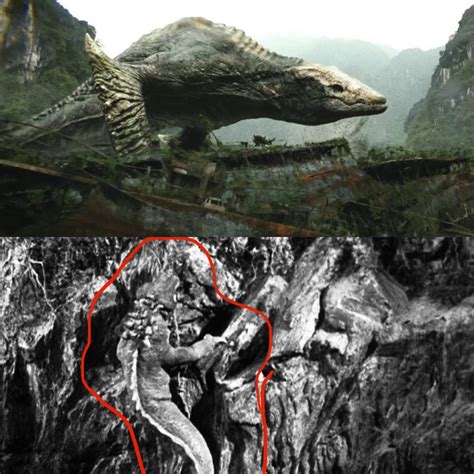 The Skullcrawlers from Kong: Skull Island were influenced by this two legged lizard who appears ...