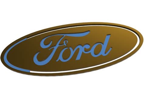 Free STL file Ford Logo Bookmark・3D print design to download・Cults