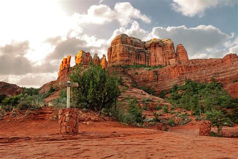 Cathedral Rock Hiking Trail in Sedona Arizona Photograph by Susan Schmitz