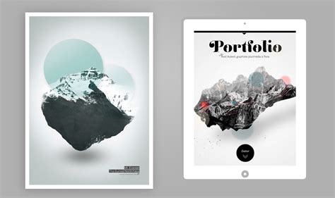 Website design inspired by iconic posters